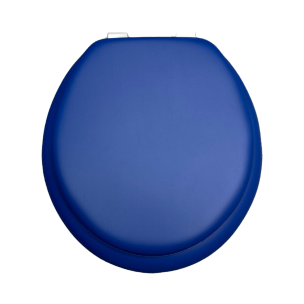 Royal Blue Padded Toilet Seat