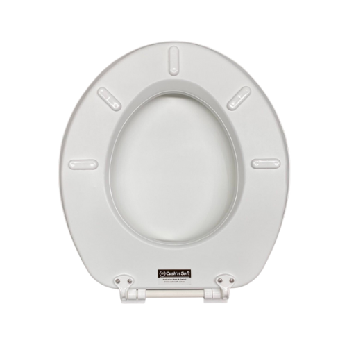 White Padded Toilet Seat view 7